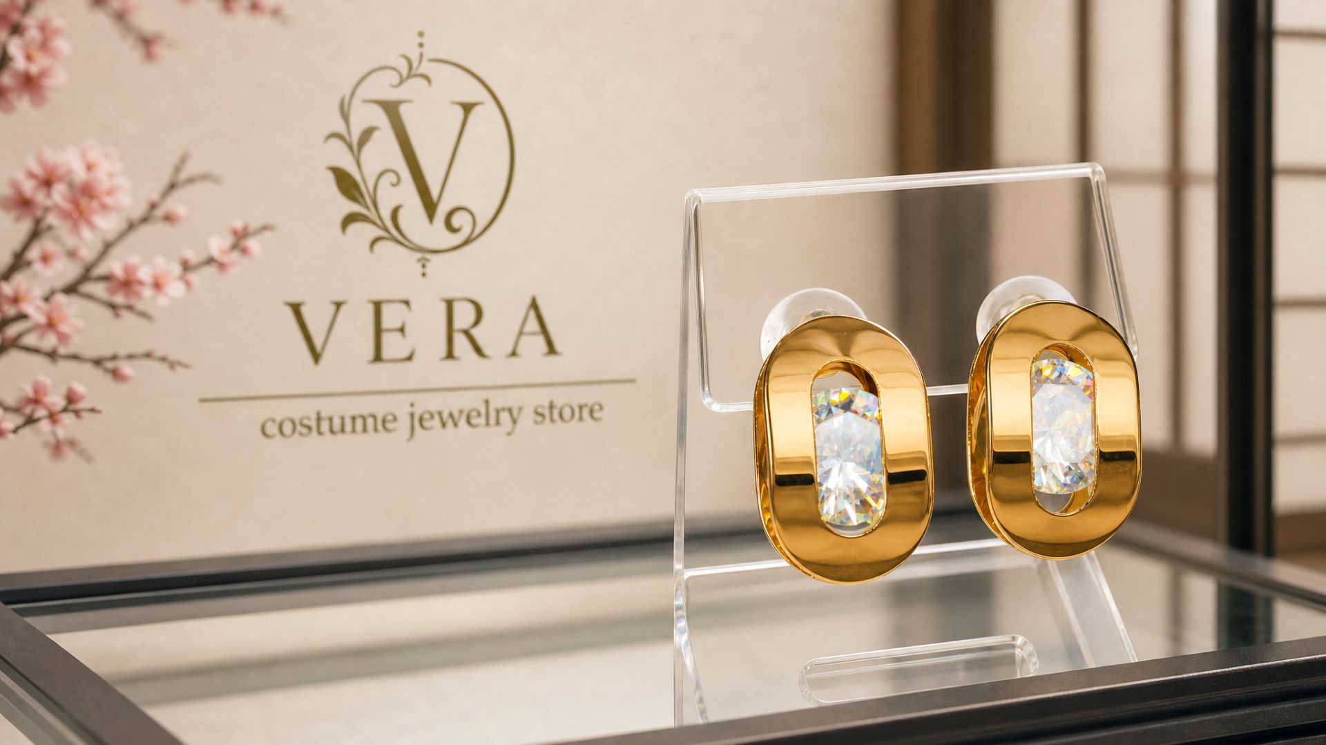 Серьги, Капелла (Позолота, кристаллы) "VERA", Р1-083 смотреть онлайн