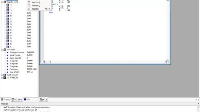 Лекция 326. Atmega 8 среда отладки