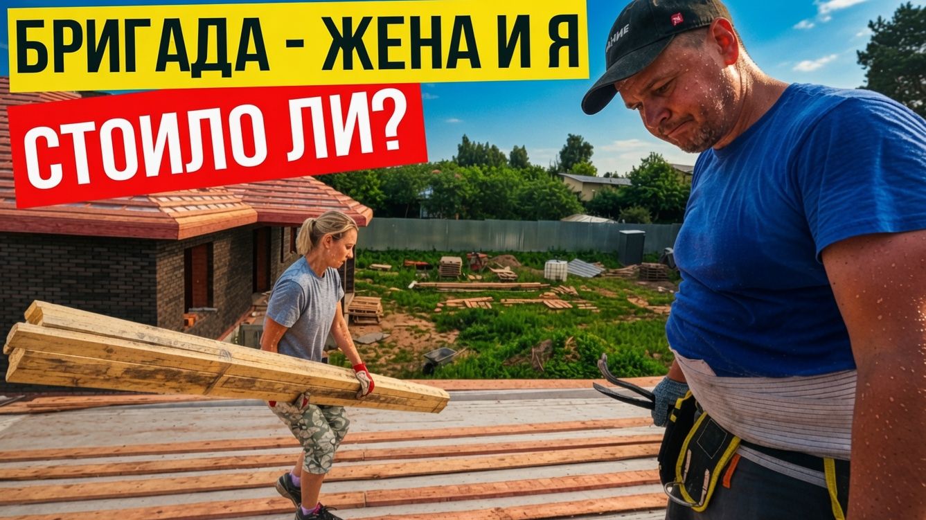 Стоило ли с ЖЕНОЙ перекрывать крышу гаража? Вскрыли — и ужаснулись! #232 смотреть онлайн