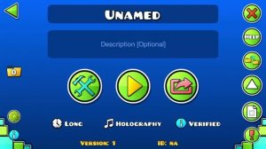 Мой будущий уровень (Unamed) в Geometry Dash