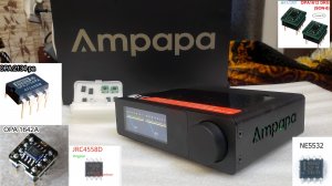 Замена операционных усилителей в Ampapa D1 TPA3255 , opa1612 , 2134pa , opa1624, 4558d
