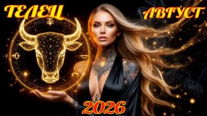 Телец. Гороскоп на август 2026 с рейтингом успеха.