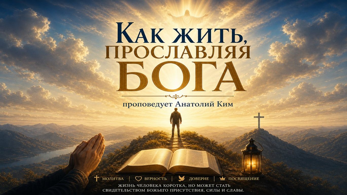 Как жить, прославляя Бога || пастор Анатолий Ким