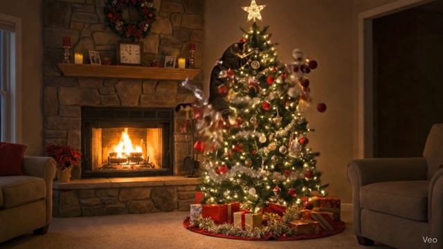 😼 Tinsel Terror Tabby 🎄 (Official Music Video) - A Swingin' Cats-mas! смотреть онлайн