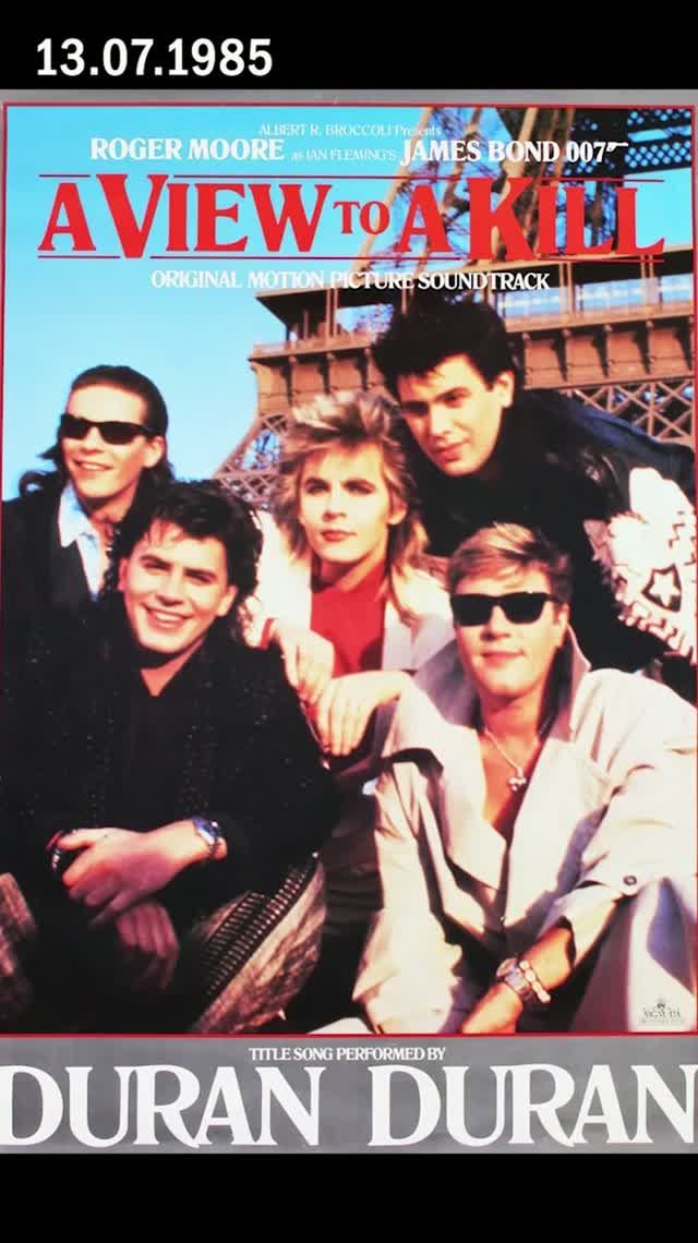 🎬 Duran Duran на вершине чарта: единственная бондовская тема с американским №1!