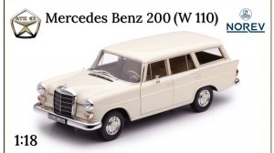 Mercedes Benz 200 (W110)🔹Norev