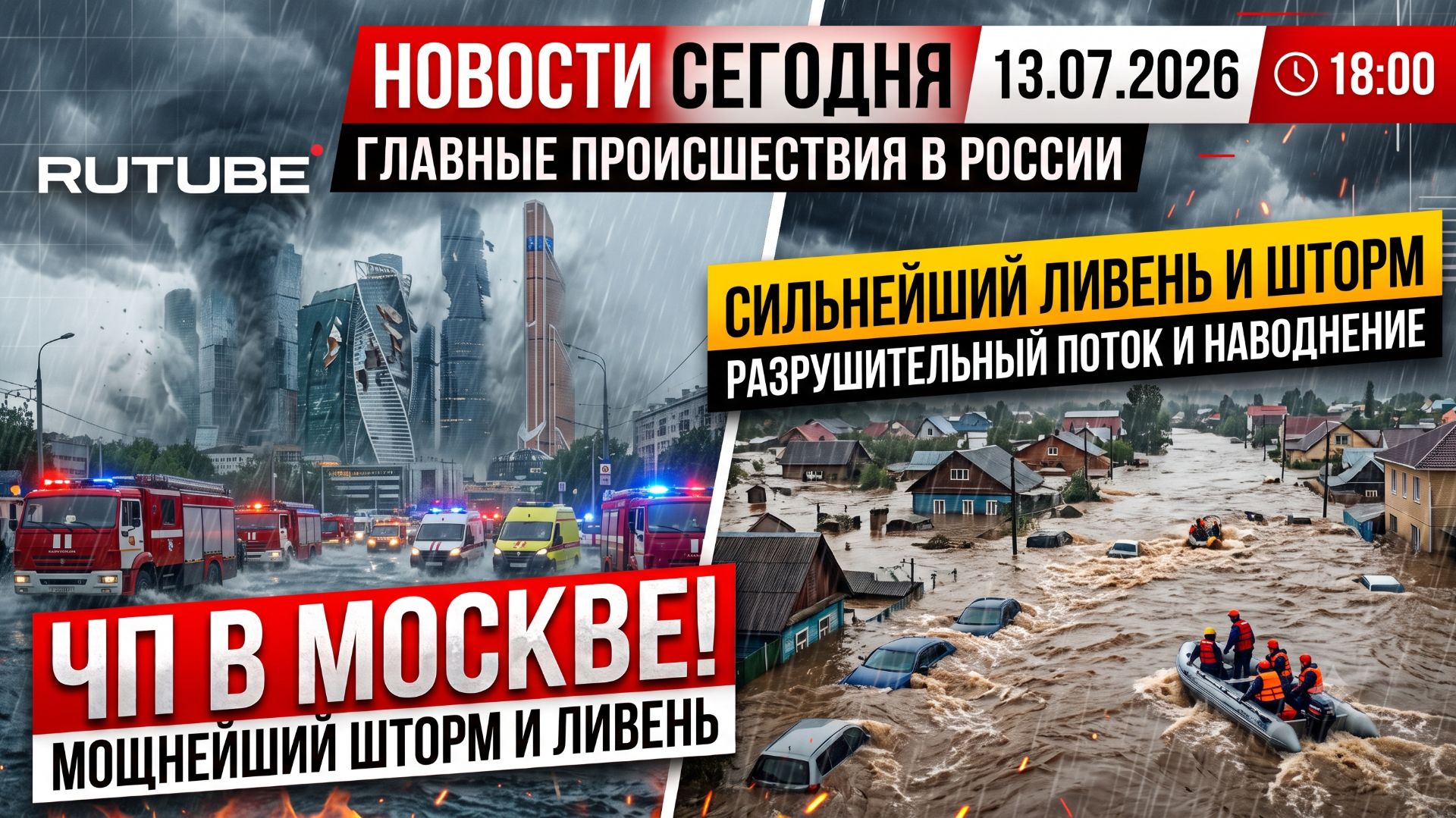НОВОСТИ СЕГОДНЯ 13.07.2026 | ЧП в Москве, катаклизмы и главные происшествия в России