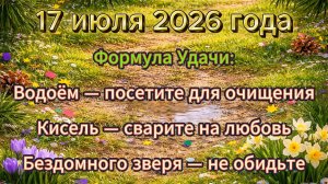 Народные приметы на 17 июля 2026 года