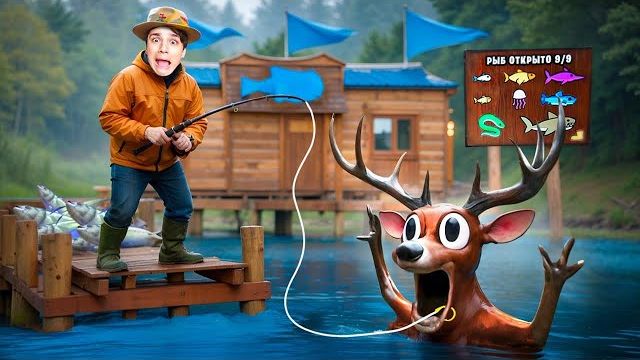 ОЛЕНЬ ДУРЕЕТ ОТ ЭТОЙ ПРИКОРМКИ!😱 СЛОВИЛ ВСЕ ВИДЫ РЫБ В 99 НОЧЕЙ В ЛЕСУ ROBLOX!🎣 смотреть онлайн