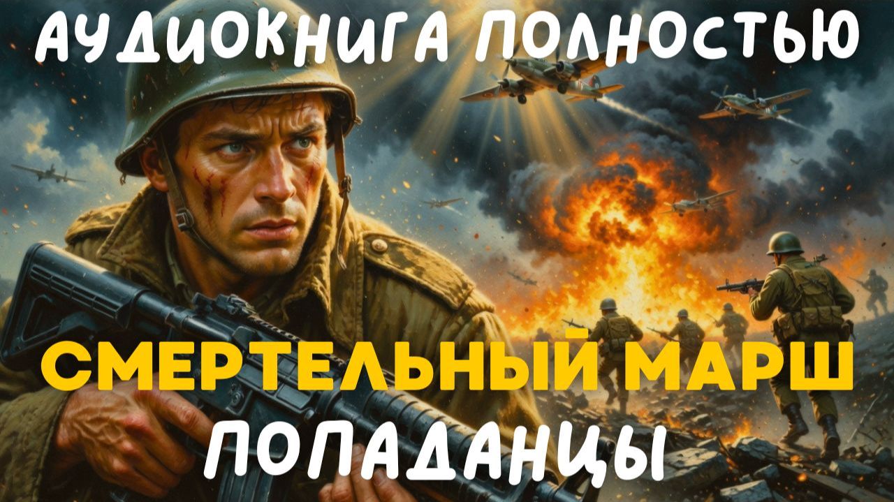 АУДИОКНИГА ПОЛНОСТЬЮ: СМЕРТЕЛЬНЫЙ МАРШ / ПОПАДАНЦЫ