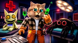 😱 ЛЕЧУ ТОЛЬКО АНОМАЛИИ В РОБЛОКС БОЛЬНИЦЕ ДЛЯ ЖИВОТНЫХ Roblox Animal Hospital ВЕСЁЛЫЙ КОТ
