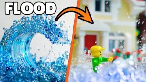 Воссоздание СТИХИЙНЫХ БЕДСТВИЙ в LEGO