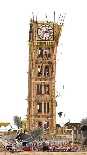 3D BIG BEN: Insane Destruction Simulation
