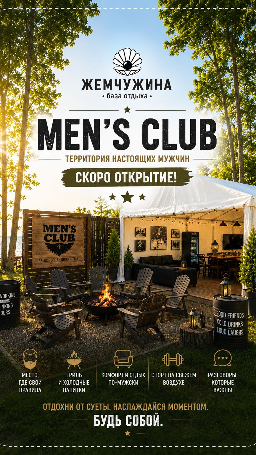 Мужской клуб🍻 Уютная атмосфера для дружеских встреч, корпоративов, мальчишников и праздников.