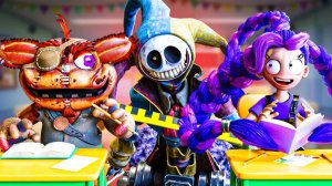 ДЖИБЛЕТ И ЛИЛИ ЛАВБРЕЙДС В ШКОЛЕ?! Poppy Playtime 5 анимация