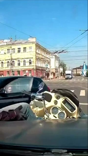 Мотоциклисту досталось