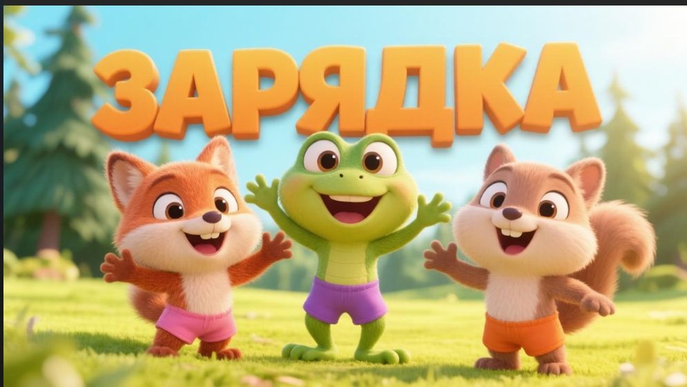 Зарядка для детей | Весёлая зарядка для малышей⭐☀