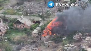 ‼️🇷🇺💥Мощные кадры: 103 полк громит врага, продвигаясь от Константиновки к Славянску