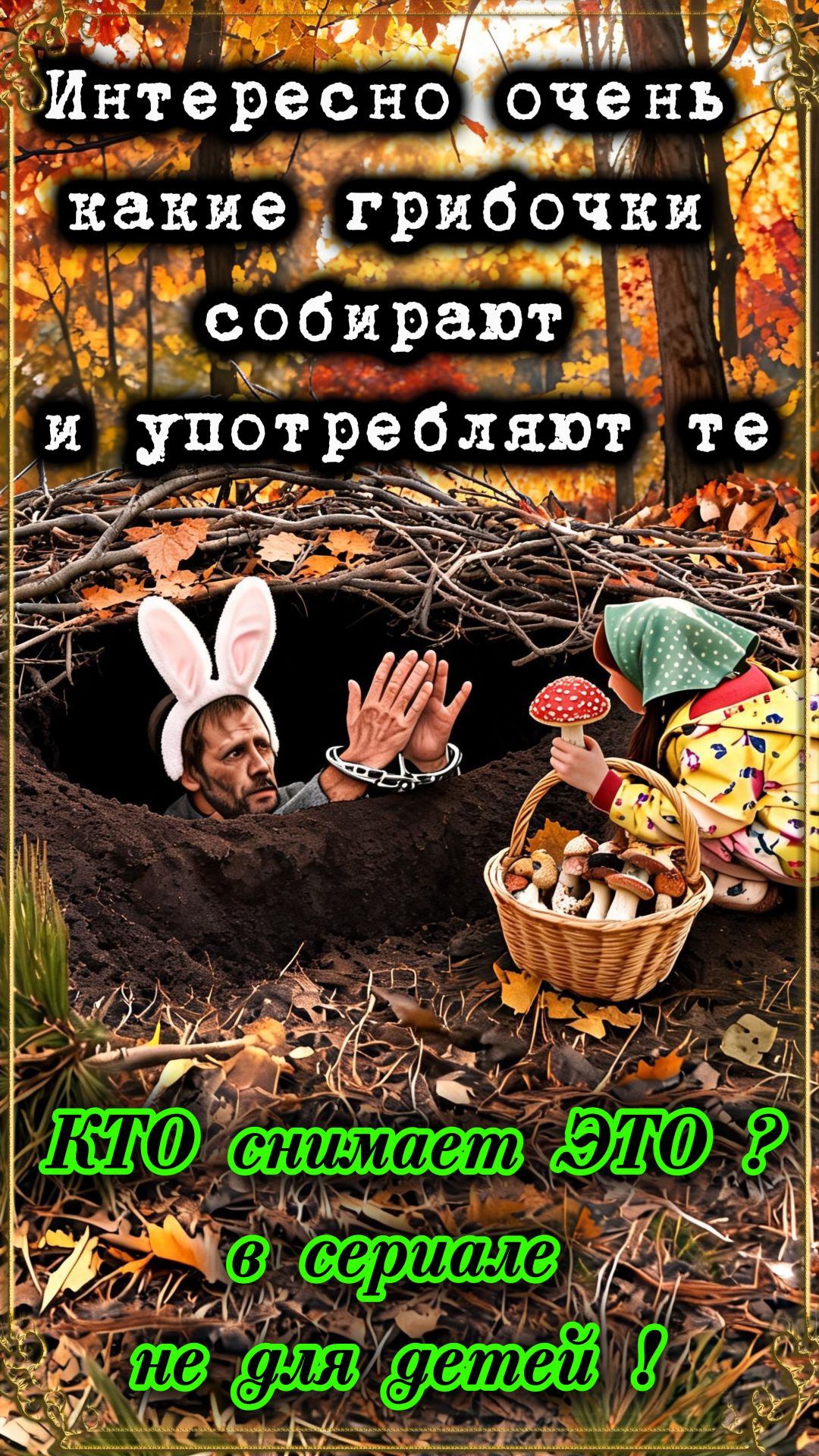 Интересно очень..  какие грибочки собирают.. те кто снимает ЭТО..