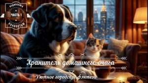 🎧 АУДИОКНИГА ПОЛНОСТЬЮ 🐕🐈 Хранитель домашнего очага ✨ Уютное городское фэнтези ЧАСТЬ  1️⃣