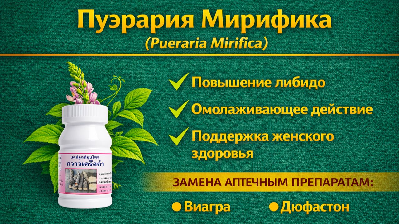 Пуэрария Мирифика (Pueraria Mirifica) капсулы