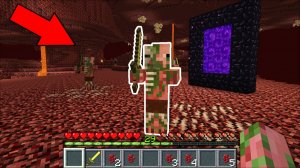 МИР ГЛАЗАМИ СВИНОЗОМБИ В МАЙНКРАФТ | Риколит Minecraft
