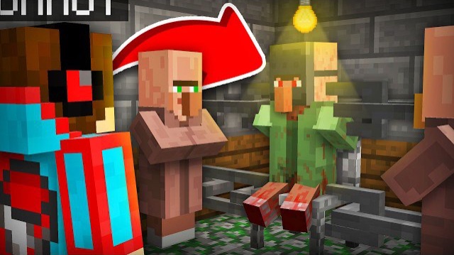 ЖИТЕЛИ ПОЙМАЛИ САМОГО ОПАСНОГО ЖИТЕЛЯ В МАЙНКРАФТ | Компот Minecraft смотреть онлайн