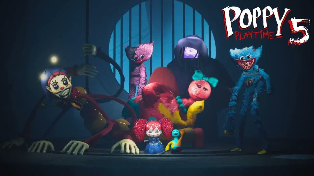 Poppy Playtime: главы 1, 2, 3, 4 и 5, полное прохождение игрового процесса и КОНЦОВКА (сезон 1) смотреть онлайн
