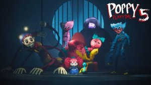 Poppy Playtime: главы 1, 2, 3, 4 и 5, полное прохождение игрового процесса и КОНЦОВКА (сезон 1)
