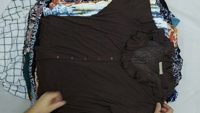 Блузки женские большие размеры  секонд оптом 2 пак