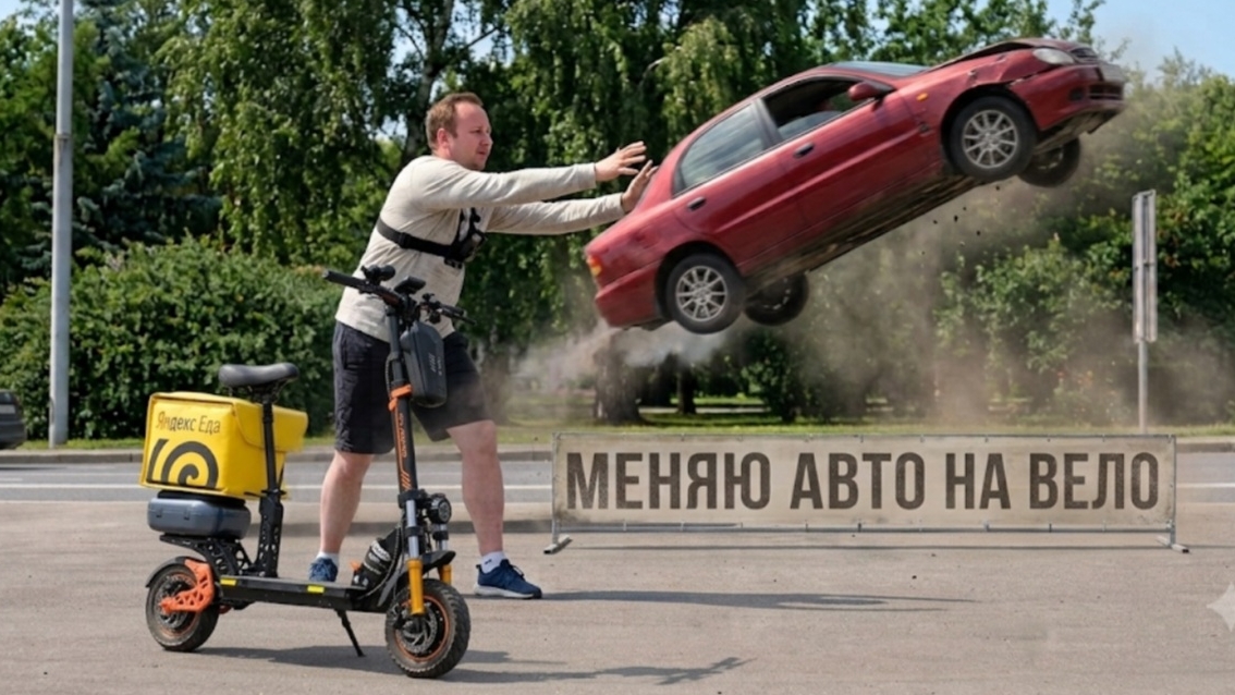 ДЯДЯ САША ВЕЛО КУРЬЕР/ РАБОТА НА ЭЛЕКТРОСАМОКАТЕ KUGOO M5 PRO В ЯНДЕКС ЕДА смотреть онлайн