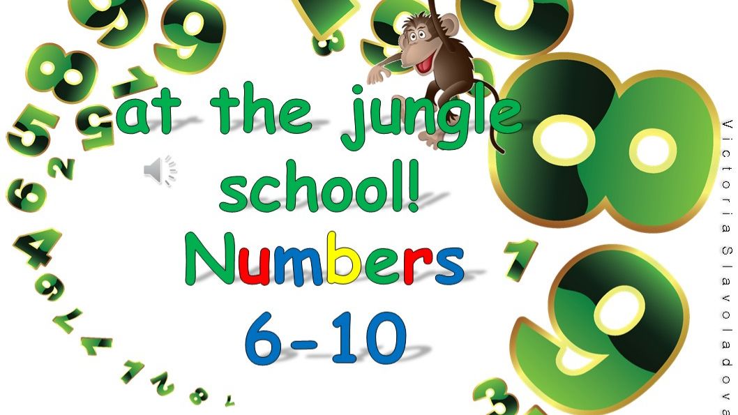 Учим числа 6, 7, 8, 9, 10 на английском для детей