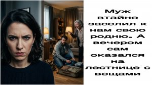Истории из жизни|Муж втайне заселил к нам свою родню. А вечером сам оказался на лестнице с вещами!