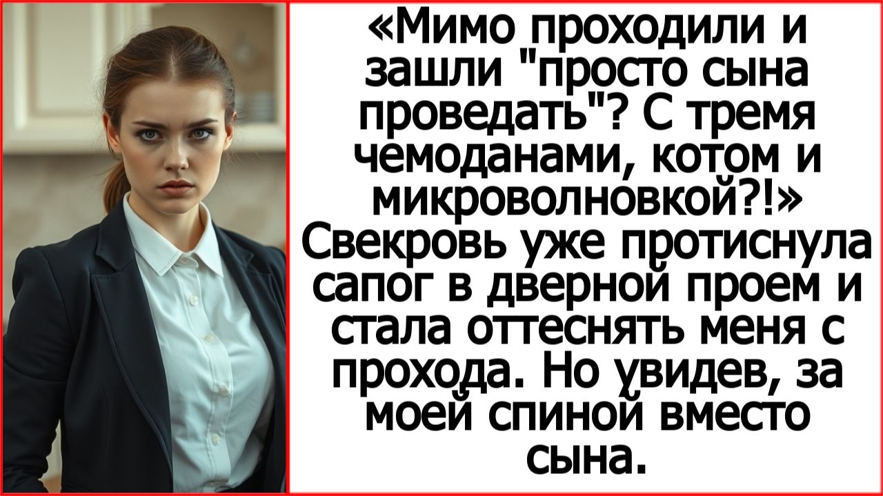 Истории из жизни. Пришли просто сына проведать? С тремя чемоданами? Слушать рассказы Андрея Белого