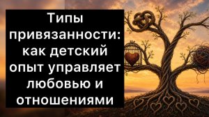 Типы привязанности: как детский опыт управляет любовью и отношениями