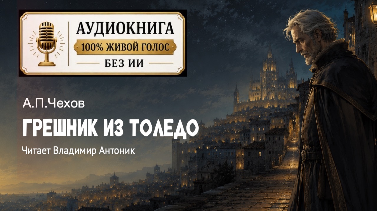 «Грешник из Толедо». А.П. Чехов. Аудиокнига. Читает Владимир Антоник
