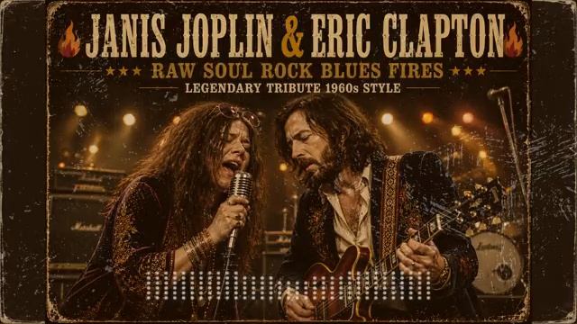 Janis Joplin & Eric Clapton 🔥 Raw Soul Rock Blues. смотреть онлайн