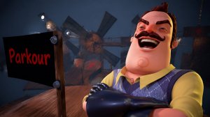 СОСЕД ОТПРАВИЛ МЕНЯ НА ПАРКУР! Hello Neighbor! Турбо Печка!