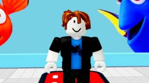 Мультфильмы для детей Роблокс Roblox Рыба Обби