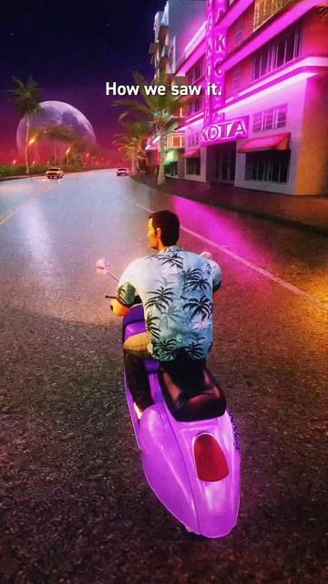 Just another night ride through Vice City. GTA: Vice City (2002) ... смотреть онлайн