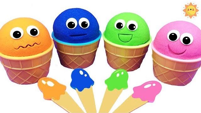 Слайм Конфеты MMs Кинетический Песок Учим цвета