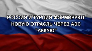 Россия и Турция формируют новую отрасль через АЭС «Аккую»