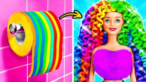 Богатая vs Бедная кукла 👑 Бьюти лайфхаки!