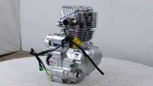 Двигатель ZHONGMU TM300-S (175 FMN-S) для эндуро, 4т. 293 см3, 4 клап, электро и кик стартер, 5 МКПП