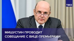 Мишустин проводит совещание с вице-премьерами