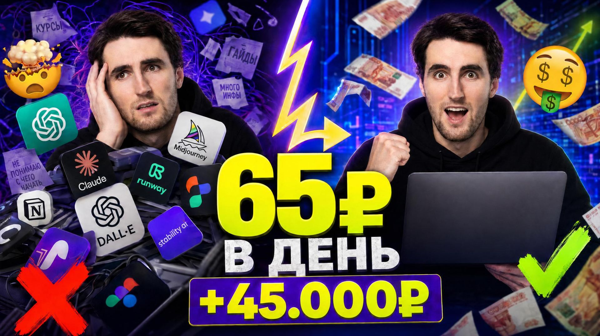 Показываю изнутри клуб по нейросетям, который стоит 65₽ в день смотреть онлайн