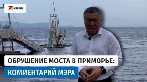 Мэр Артёма Вячеслав Квон рассказал о пострадавших при обрушении моста в бухте