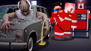 ⛽НОЧНАЯ СМЕНА НА ЗАПРАВКЕ В МАЙНКРАФТ! ШЕДИ MINECRAFT