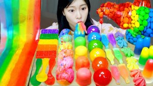 Мукбанг - десерты - десертный выпуск, сладкая подача