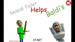 Skibidi Toilet Helps Baldi (Secret Ending) - Baldi's Mod